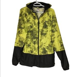 Russell Athletic Running Jacket Full Zip Mens M 38/40 Windbreaker Boating Active
